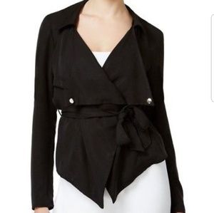 Bar III Black St Barths Blazer
